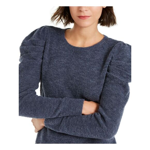 INC Womens Stretch Ribbed Long Sleeve Jewel Neck Sweater - Picture 3 of 4